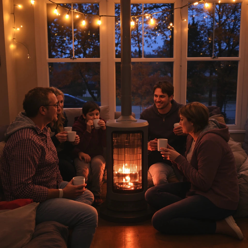 9000 BTU Propane Patio Heater – HeatGlobe 360
