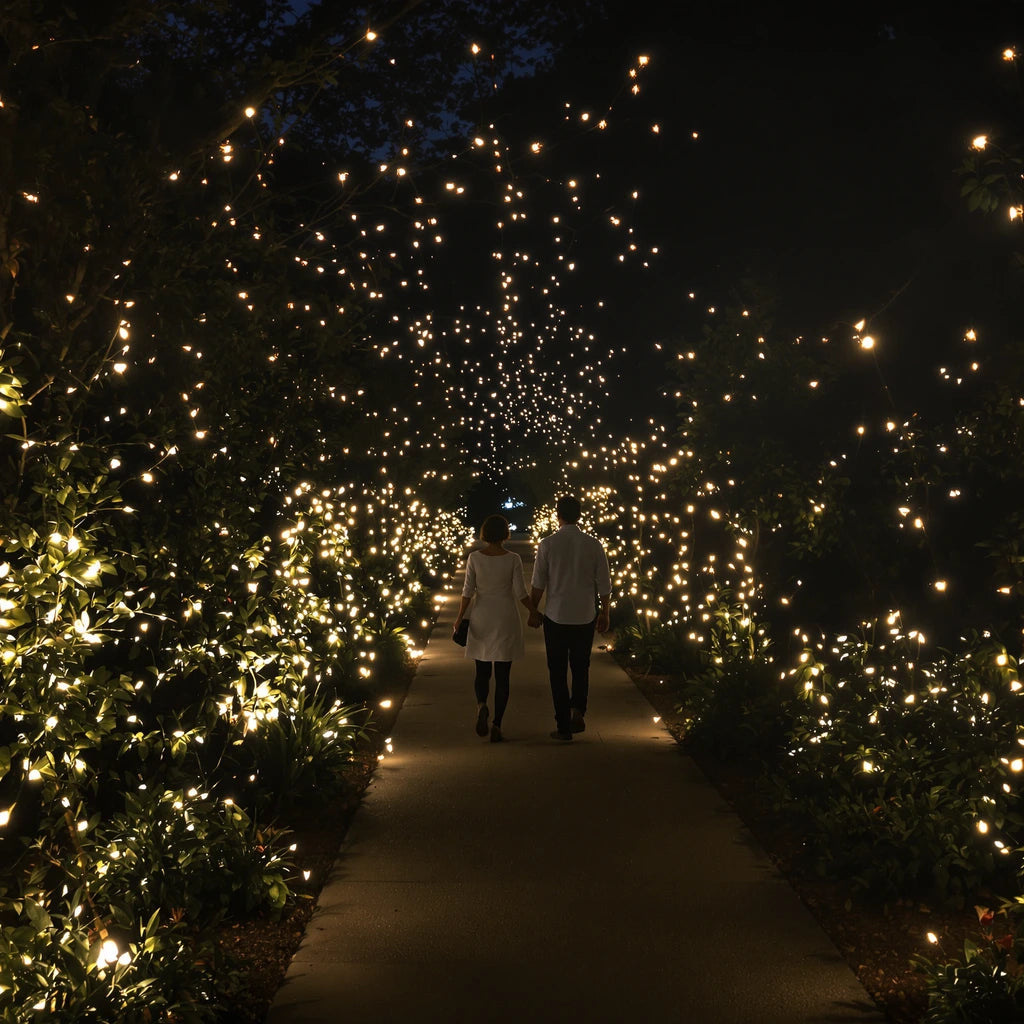 Solar-Powered Pathway Lights – 8-Pack LuminaStakes