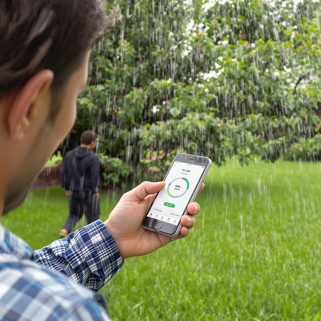 Smart Wi-Fi Sprinkler Timer – AquaMind Pro