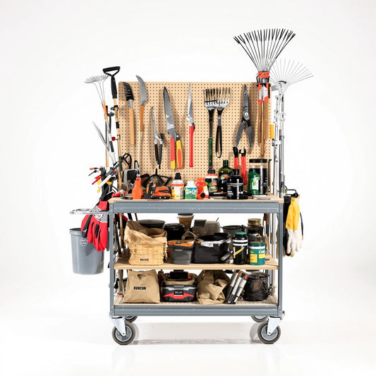 3-Tier Rolling Tool Cart – ProCart SteelFrame